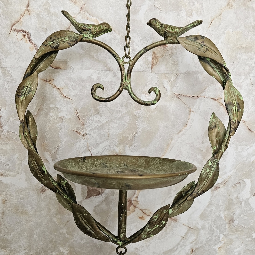 Decorative Metal Birdfeeder Bell Chime